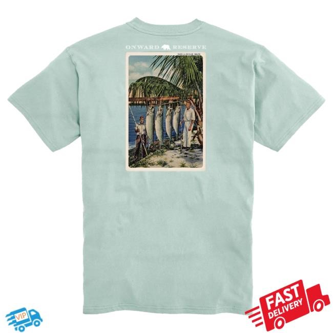 Relaxed Fit On the Dock Postcard Tee Onward Reserve