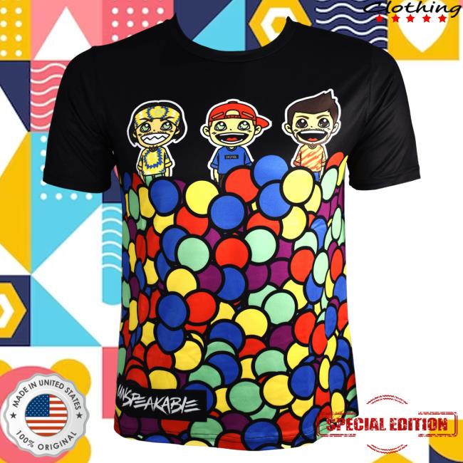 Official Unspeakable Merch Ball Pit T Shirt
