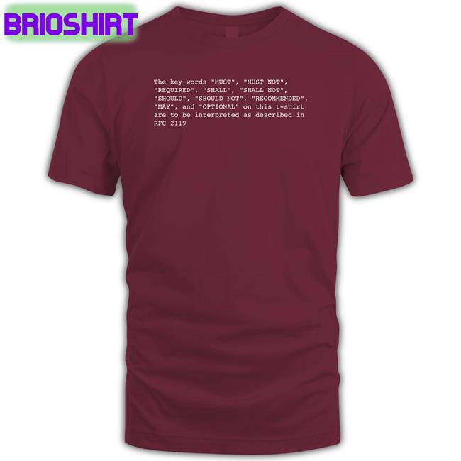 Rfc 2119 T-Shirt Plaidfinch