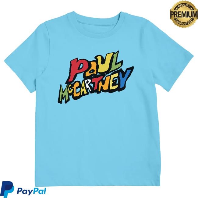 Official Paul Mccartney Shop Got Back Kids Tour T Shirt