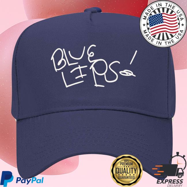 Official Txdxe Merch Store Schoolboy Q Blue Lip Logo Snapback Hat SchoolboyQ