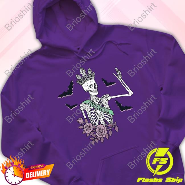 Official Living Fully Merch Queen of Halloween Sweatshirt