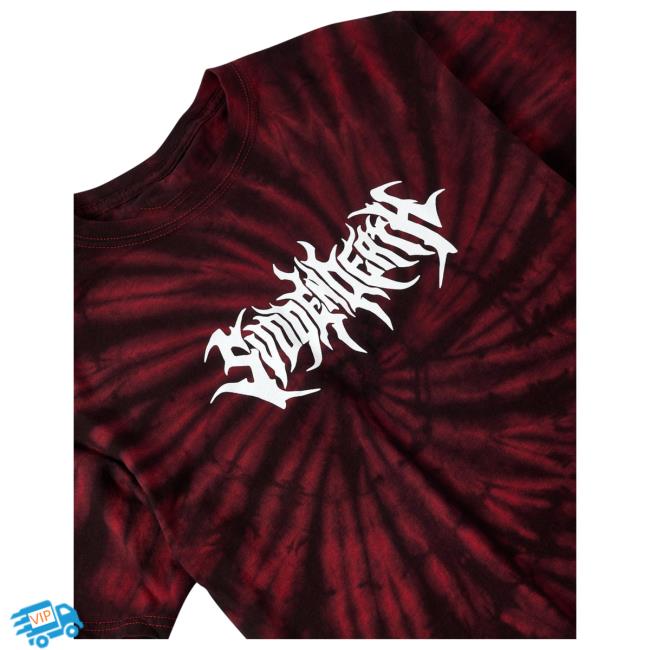 Official Svdden Death Merch Black Tie Dye Svdden T-Shirt Svddendeath Tie-Dye