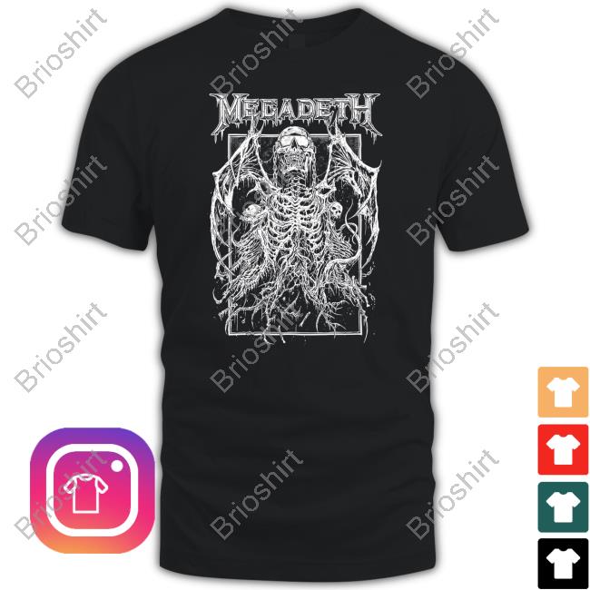 Megadeth Merch Vic Rising 2023 Fall Tour Shirt