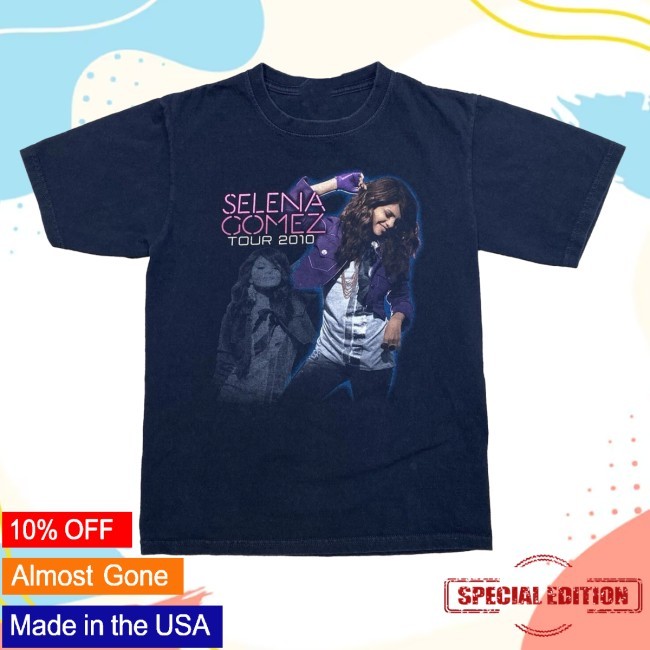 Official Selena Gomez Kiss & Tell Tour Tee Shirt - Selena Gomez