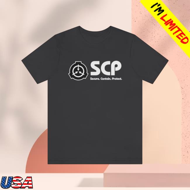 Scp Merch Scp Logo And Slogan Tee Shirt