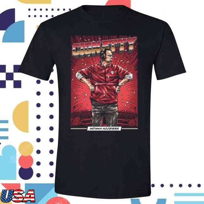 NCAA Indiana Hoosiers Football Coach Cignatty T-Shirt Gear