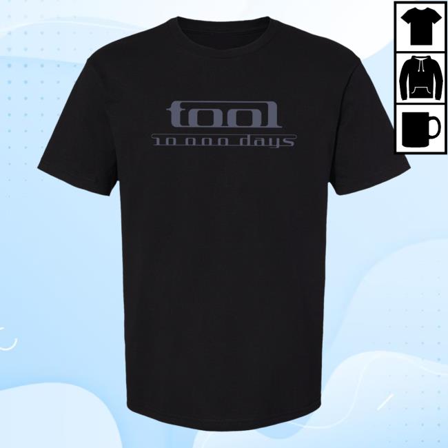 Official Tool Muisc Band Clothing Store Shop 10,000 Days Logo Drop Shoulder Unisex T-Shirt ToolBand ToolMusic Merch