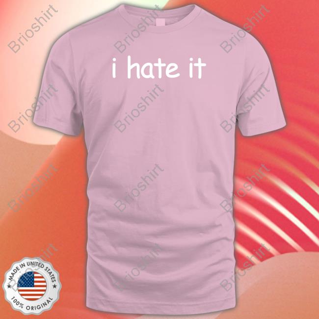 Murder With My Husband Merch Murder With My Husband I Hate It Black Tee Shirt