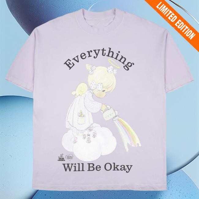 Official Online Ceramics Shop Precious Moments "Everything Will Be Ok" Shirt New