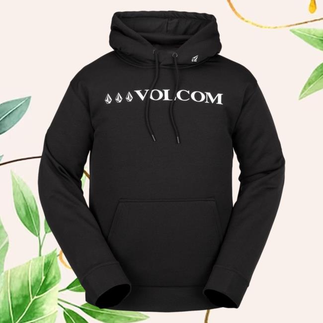 Official Volcom Stone Clothing Shop Store Core Hydro Fleece Hoodie Black