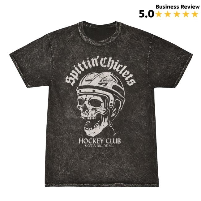Spittin Chiclets Merch Spittin Chiclets Hockey Club Skull Classic T Shirt