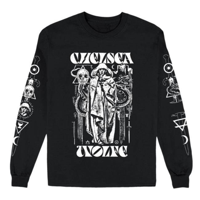 Official Chelsea Wolfe Merch Shop | Chelsea Wolfe Cloak Mens Long Sleeve Tees