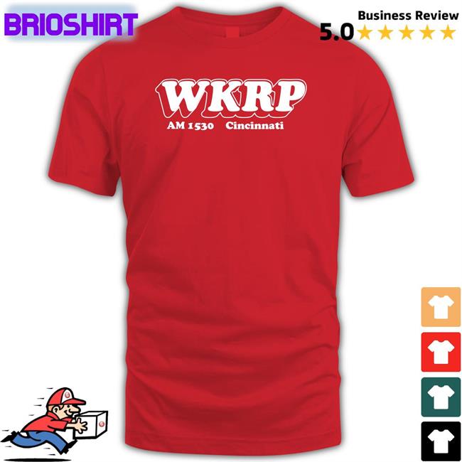 Super 70s Sports Merch Wkrp Am 1530 Cincinnati Tee Shirt