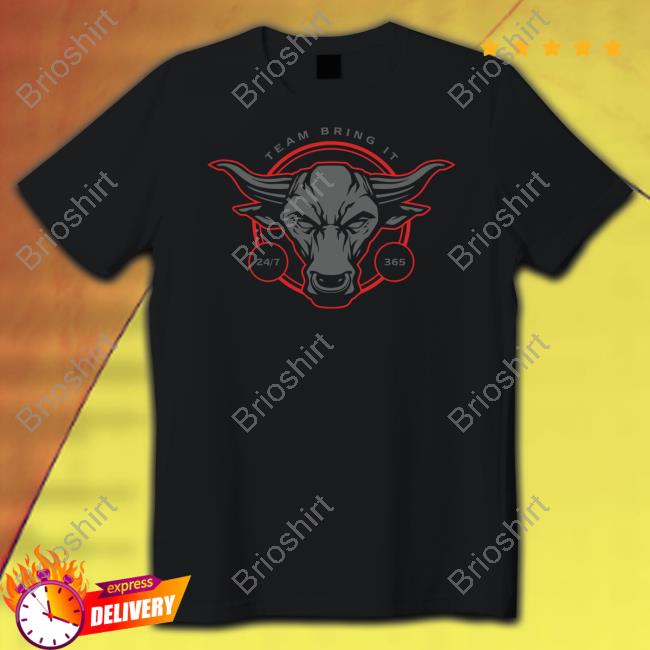 The Rock Team Bring It Bull T Shirt Pau