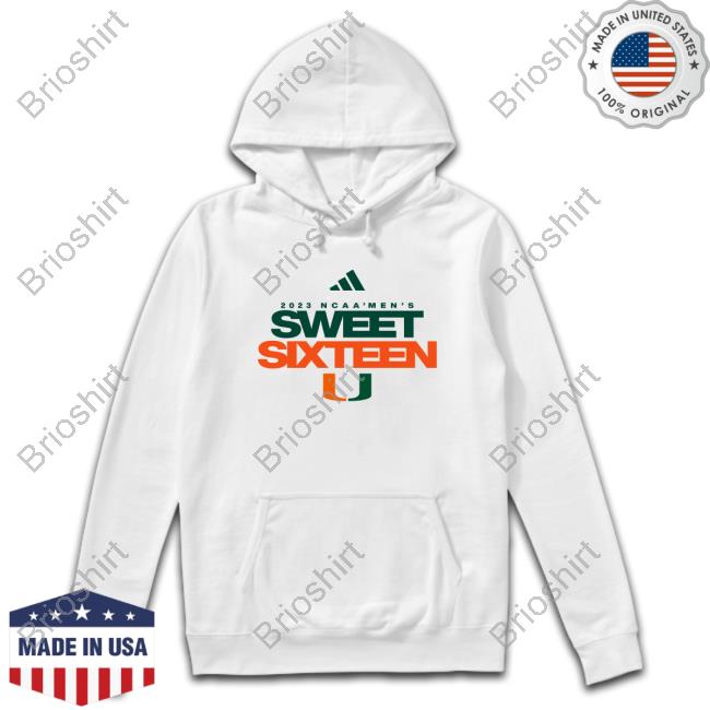 Official Miami Hurricanes 2023 Ncaa Sweet 16 T-Shirt