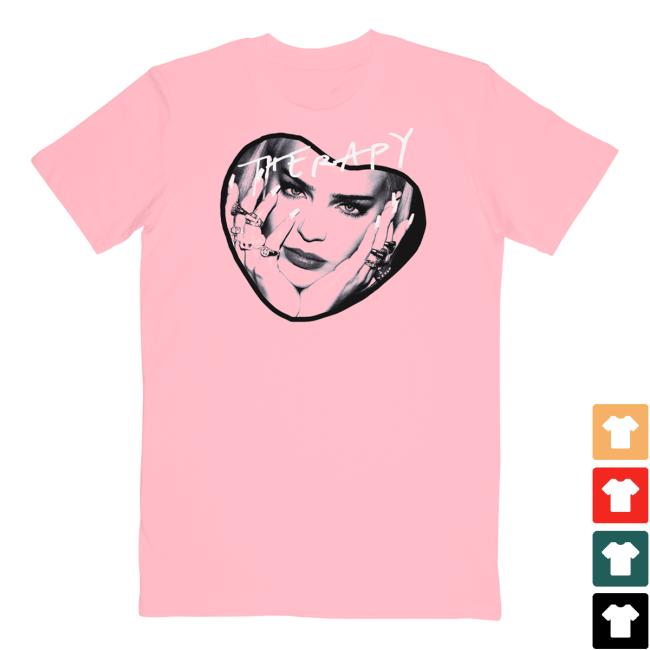 Official Anne-Marie Merch Store Anne Marie Therapy Photo Heart Shirt 2024 Pink Anne - Marie Apparel Clothing Shop AnneMarie