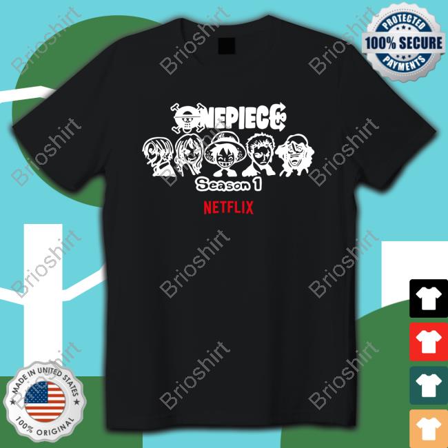 Official KRMK Kaos Shirts Anime ONE PIECE NETFLIX SEASON 1 Kaos Anime