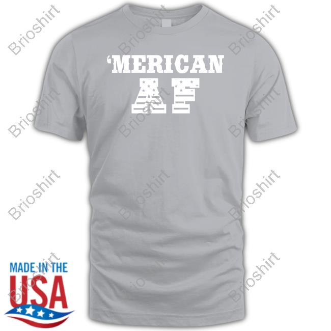 American Dirt Merican AF Flag Lettering Shirt