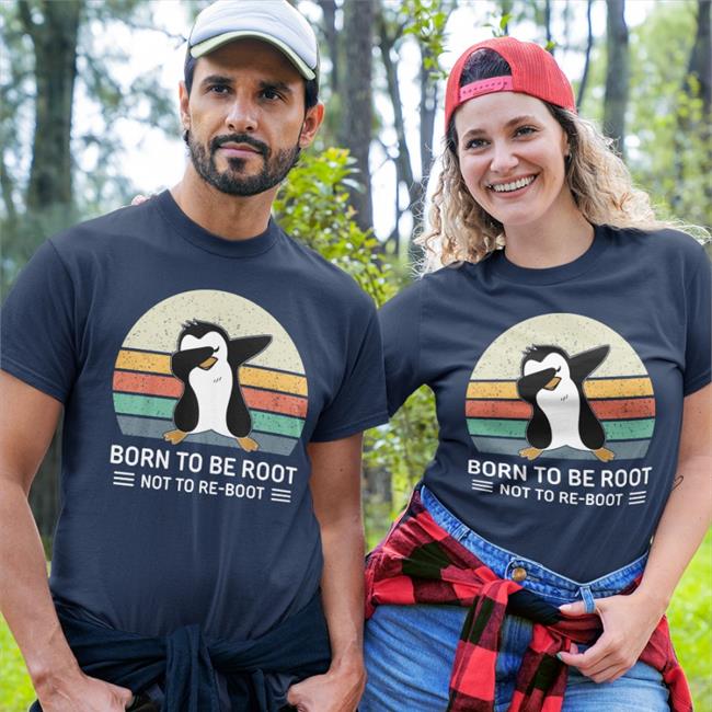 Linux Born To Be Root Not To Re Boot Long Sleeve Ellopunk