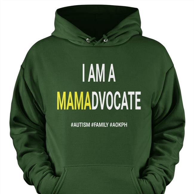 Mighty Magulang Iama Mamadvocate Autism Family Aokph Hoodie AutismOKPH