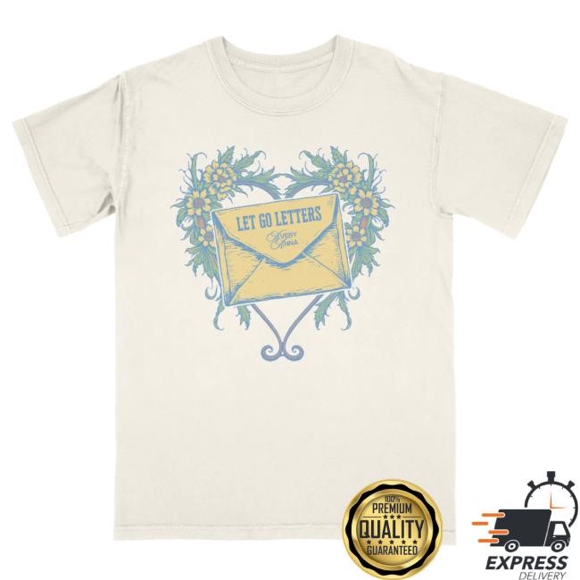 Official Avery Anna Merch Let Go Letters Shirt