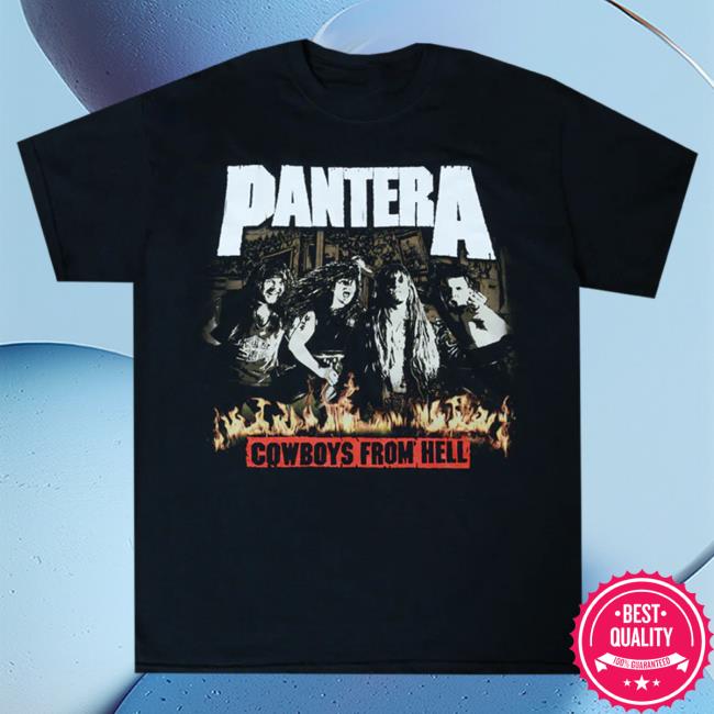 Official Pantera Merch Store Cowboys From Hell Popover Shirt