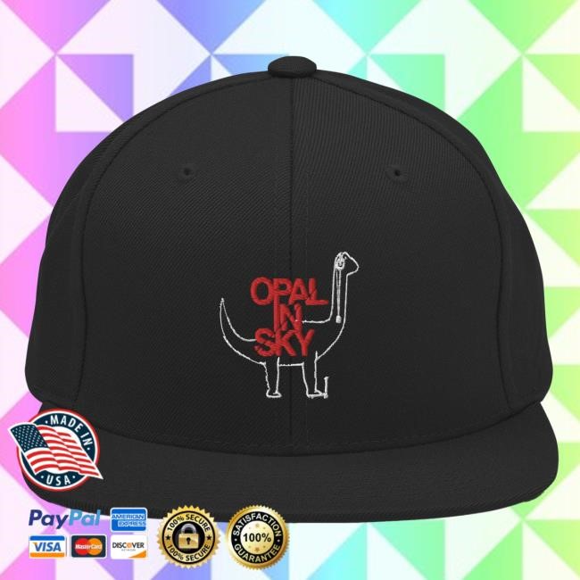 Official Opal In Sky "Longneck Scooter" Embroidered Snapback Hat