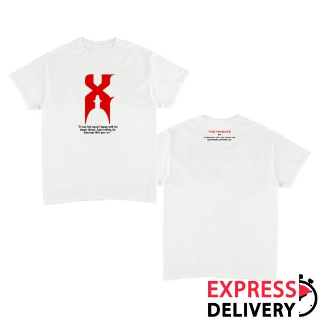 Official DMX Merch DMX Summer Jam Tribute Tee Earl Simmons