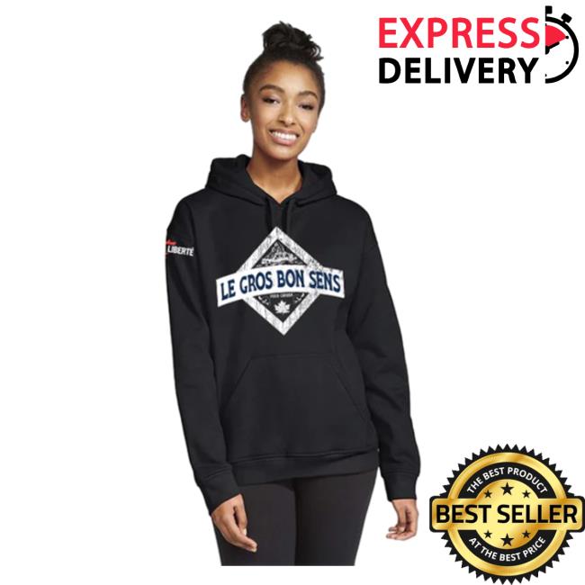 Official Poilievre Conservative Party Of Canada Kangourou Unisexe Le Gros Bon Sens Black Crewneck