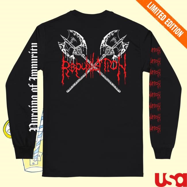 Official Reality Fade Merch Store Repudilation 'Purging Of Impurity' T Shirt
