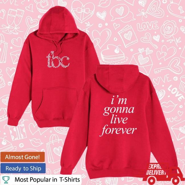 Official The Band Camino Live Forever Popover Hoodie