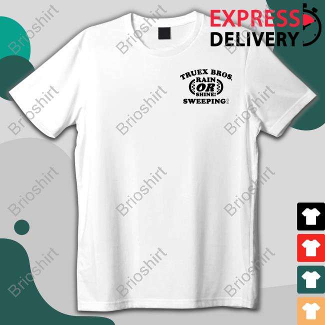 Official Ryan Truex Merch Truex Brothers Sweeping Co Tee