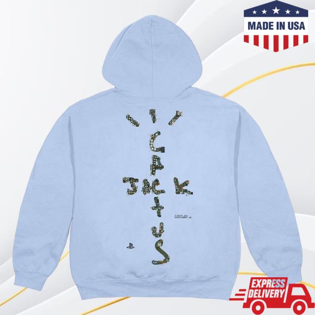 Official Travis Scott Merch Store Travis Scott Motherboard I Hoodies Light Blue TravisScott Shop