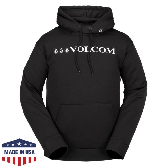 Official Volcom Stone Clothing Shop Store Core Hydro Fleece Sweaters Black