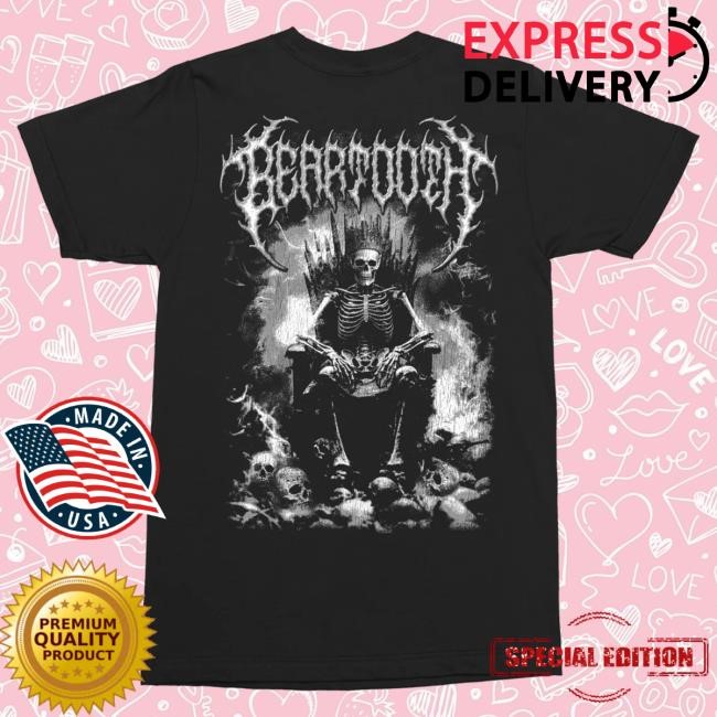 Official Beartooth Merch Beartooth Band Throne Tees