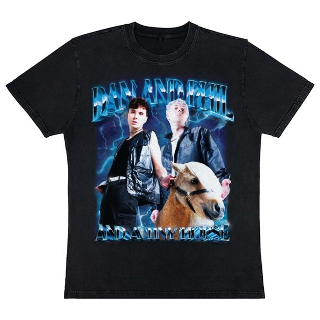 Official Dan And Phil Tour Merch Horse Metal Attractive Shirt