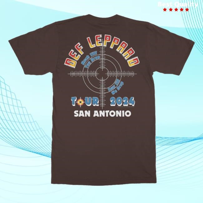 San Antonio, TX 2024 Tour T Shirt - Def Leppard Official Store