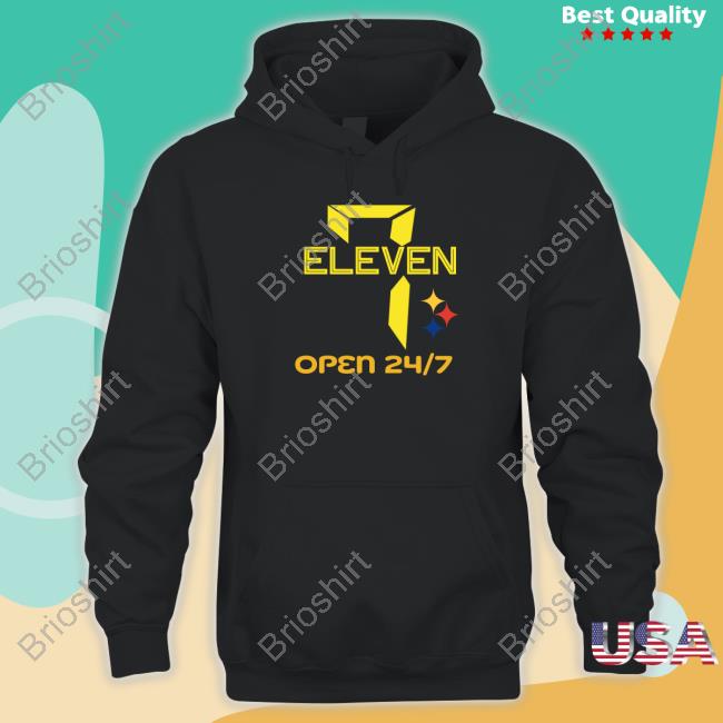 Official Notdojaaa Eleven Open 24/7 Steelers Shirt