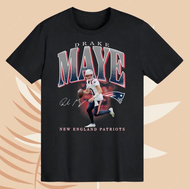 New England Patriots Big Tall NFL Football NFL Drake Maye Tee