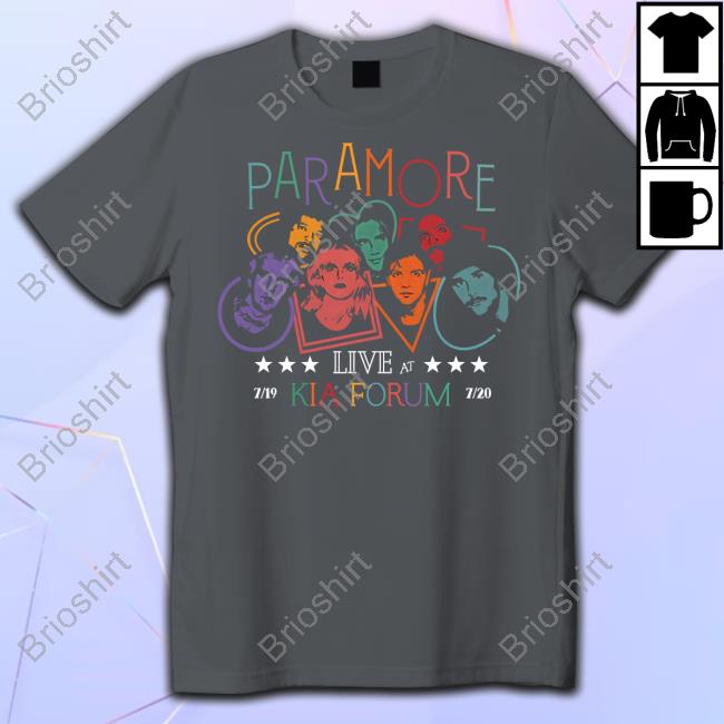 Official Paramore Live At Kia Forum Shirt