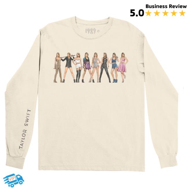 Taylor Swift Merch 1989 Taylor's Version Eras Pullover Sweatshirt