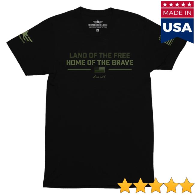 Okeefestore Lan Of The Free Home Of The Brave Sweatshirt