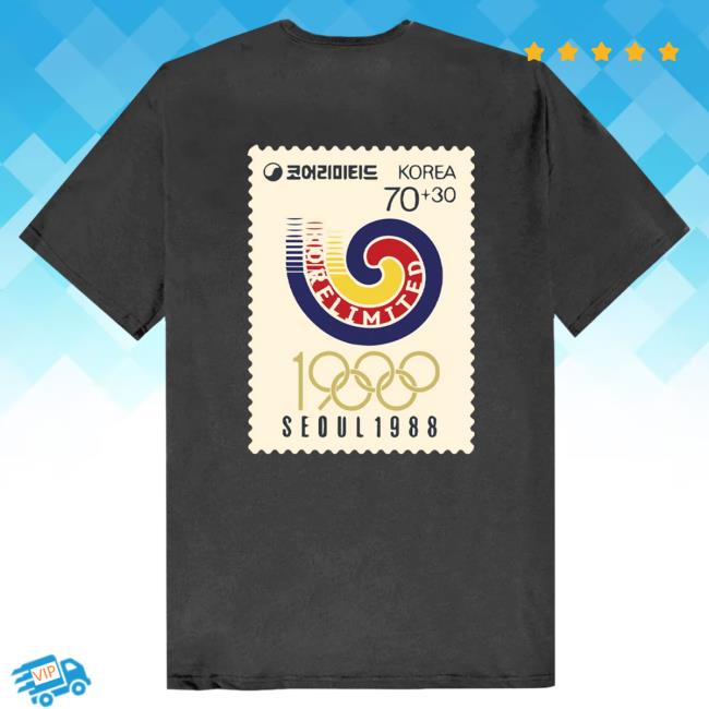 Official Kore Limited Merch Store KoreLimited Seoul Olympic Stamp Tee (Charcoal) Kore Limited Apparel Clothing Shop