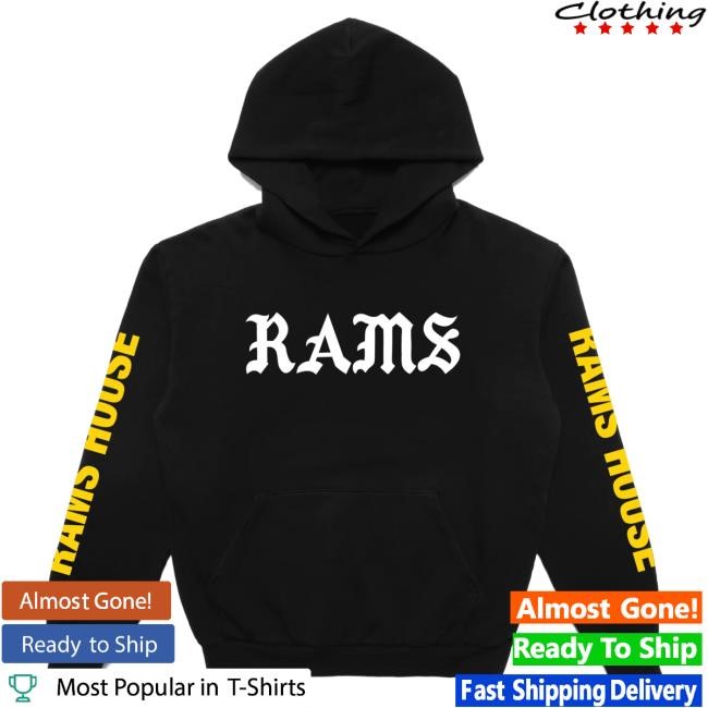 Official Born X Raised + Rams Classic Attractive Hoodie: Black NFL 2025 Kickoff