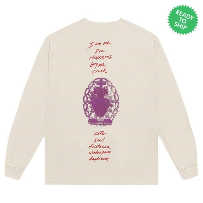Official Smashing Pumpkins Merch Store The Smashing Pumpkins Gish Tracklist Long Sleeve Shirt