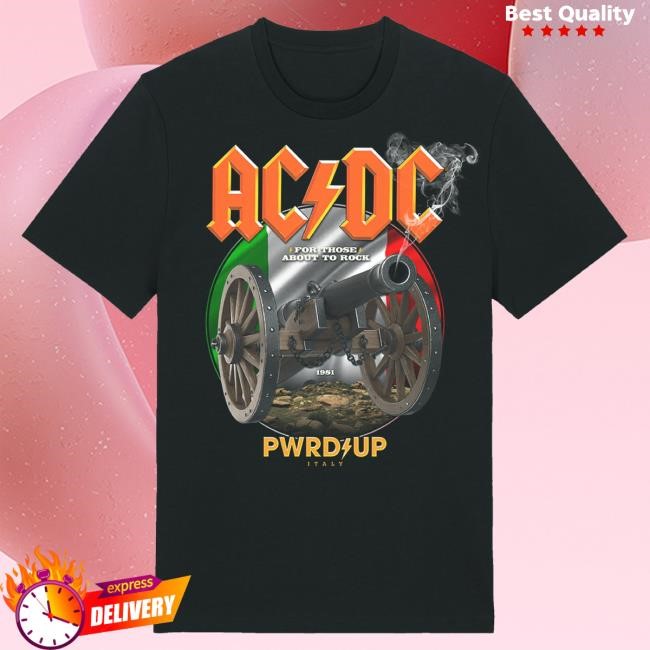 Official Ac Dc Merch Store Ac/Dc Italy 2024 Tour Attractive Shirt Ac Dc Shop Acdc Clothing