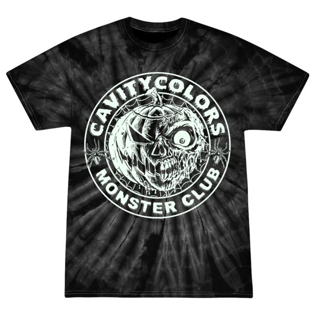 Official Cavity Colors Monster Club - Shirt (Tarantula Tie Dye)