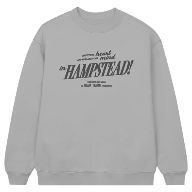 Official Ariana Grande Store Hampstead Crewneck (Grey) ArianaGrande