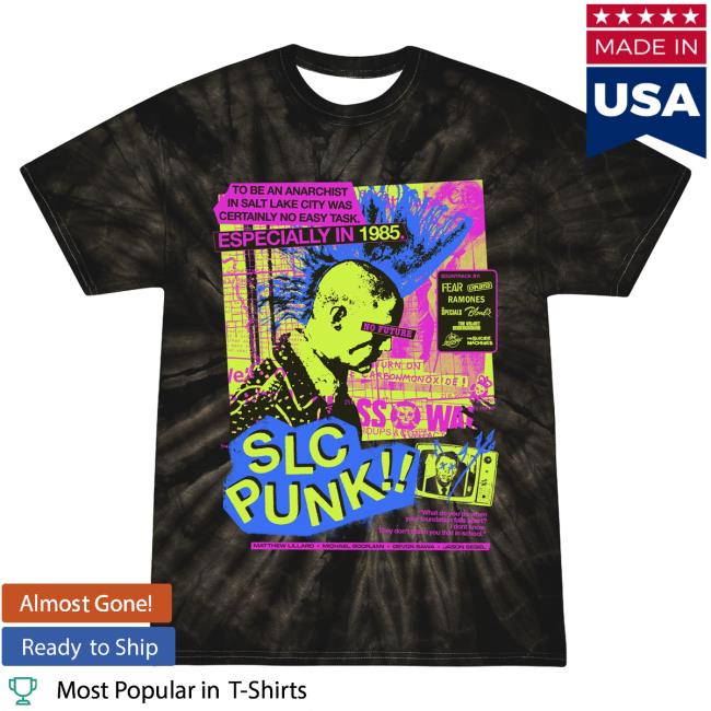 Official Studiohouse Designs Merch Store Slc Punk Tiedye Attractive Shirt Black Studiohouse Designs Apparel Clothing Shop StudiohouseDesigns